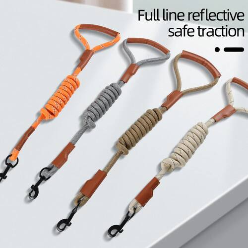 Dog Leash Reflective Lead Dog Pet Leashes Long Lanyard Walki