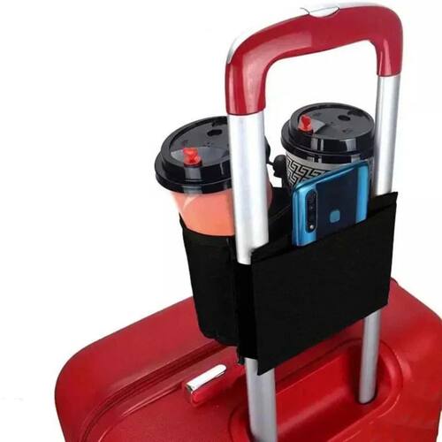 Travel Luggage Cup Holder Durable Free Hand Suitcase Drink B