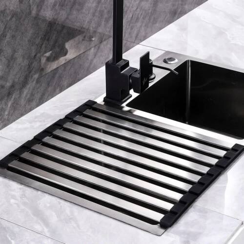 304 stainless steel kitchen sink drain rack, sink bowl and d
