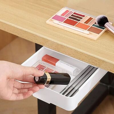 Self-Adhesive Table Shelf Storage Box Large Capacity Space-s