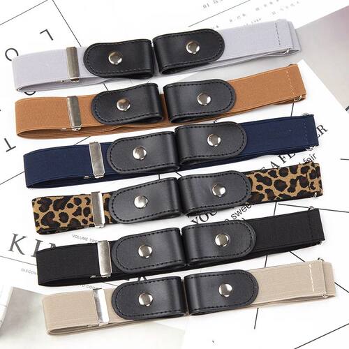 Elastic Invisible Belts for Women Quality Buckle-free Jeans