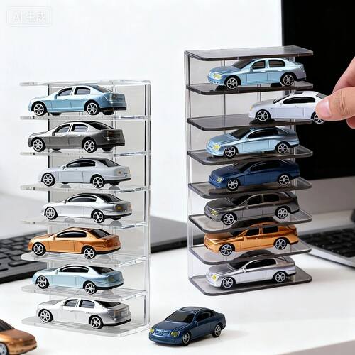 7-layer Mini Car Model Storage Rack,Acrylic Multi-layer Disp