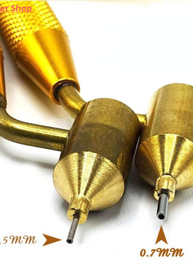 Knurled Lever Brass Handle Tilt Fine Line Paint Pen Precisio