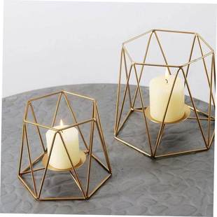 candlestick shooting bedroom decoration props table iron