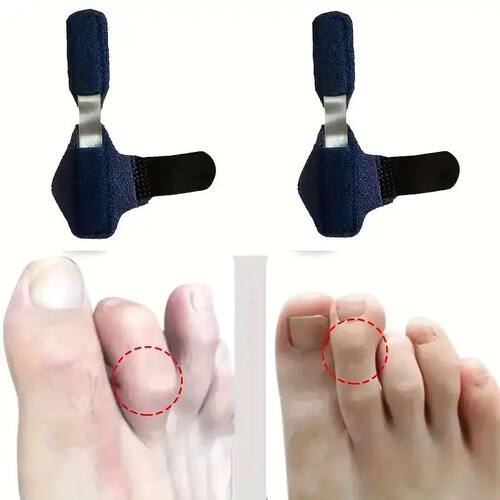 1/2pcs Toe Splint Straightener For Hammer Toe Corrector Croo