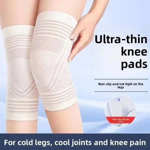 Summer unisex old cold leg joint warm thin knee pad breathab