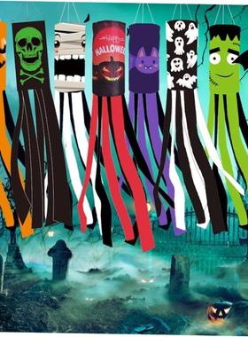 Halloween Windsock Flag Outdoor Halloween Hanging Decor Yard