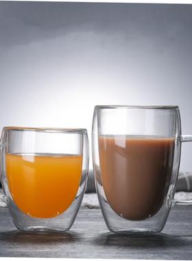 double wall glass coffee tea cups mugs drinking glasses mug