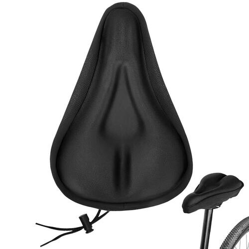 Bicycle Saddle 3D Bike Seat Saddle Cover Padded Gel Soft Pad