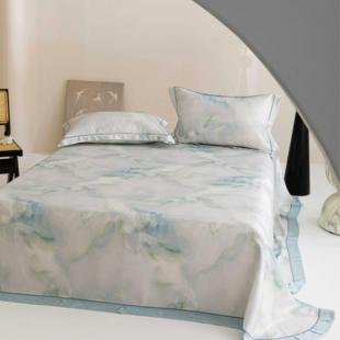 织禾新款竹与森林天丝竹纤维软凉席三件套245x250 245x270空调凉