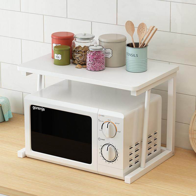 厨房微波炉架子烤箱置物架桌面台面双层电饭锅分层电器支架收纳架,收纳整理,整理架/置物架/收纳架,淘宝优惠券,粉丝福利购,淘宝优惠卷