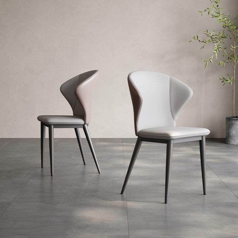 意式餐椅家用现代简约小户型设计师餐厅凳子皮艺靠背椅子北欧餐椅,住宅家具,餐椅,淘宝优惠券,粉丝福利购,淘宝优惠卷