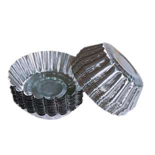 【250个】   菊花盏铝箔蛋挞皮托锡纸托 蛋挞模具 一次性烘培家用
