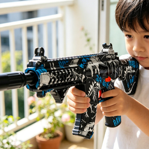 电动连发水晶男孩子M416玩具枪儿童mp5冲锋枪AK47软弹枪生日礼物