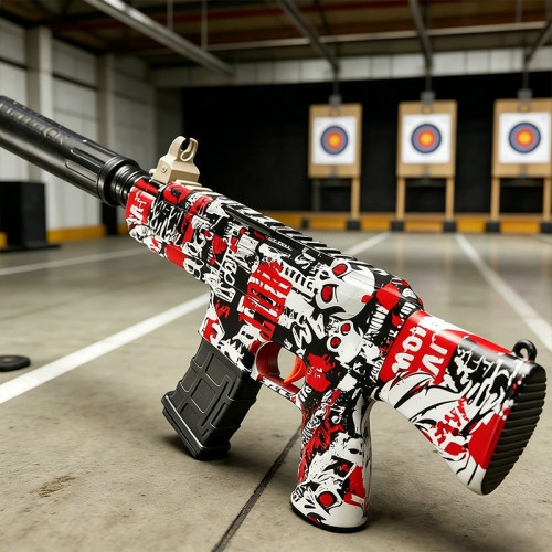 M416电动连发玩具枪男孩子AK47冲锋枪MP5软弹枪儿童水晶生日礼物