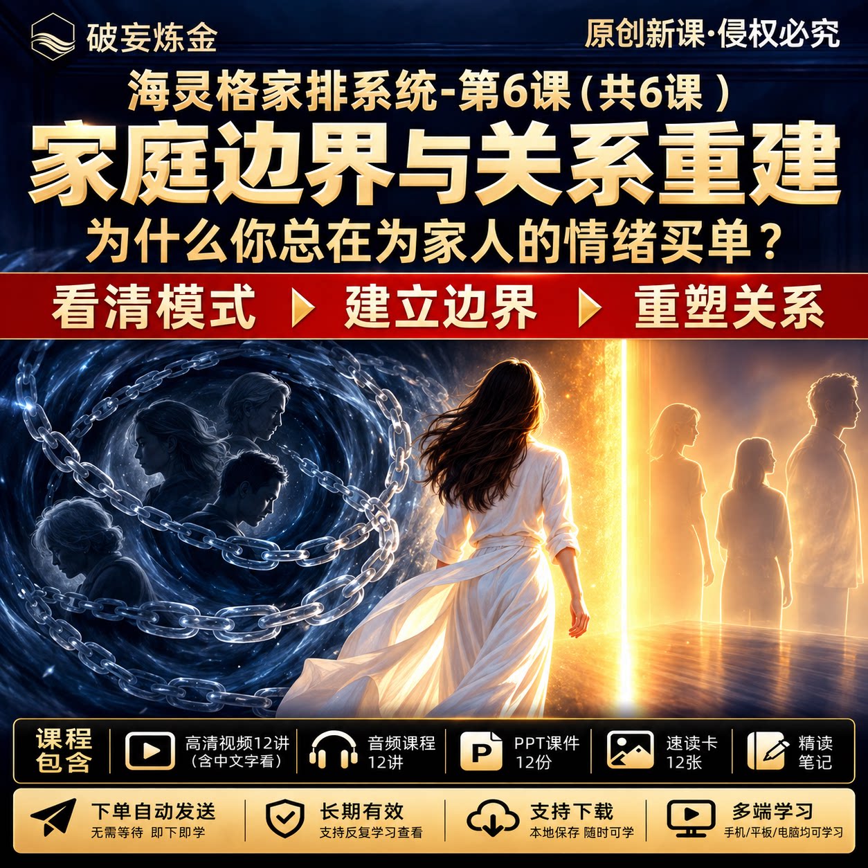 家庭系统排列海灵格家庭边界关系调整亲密关系亲子心理学视频课程