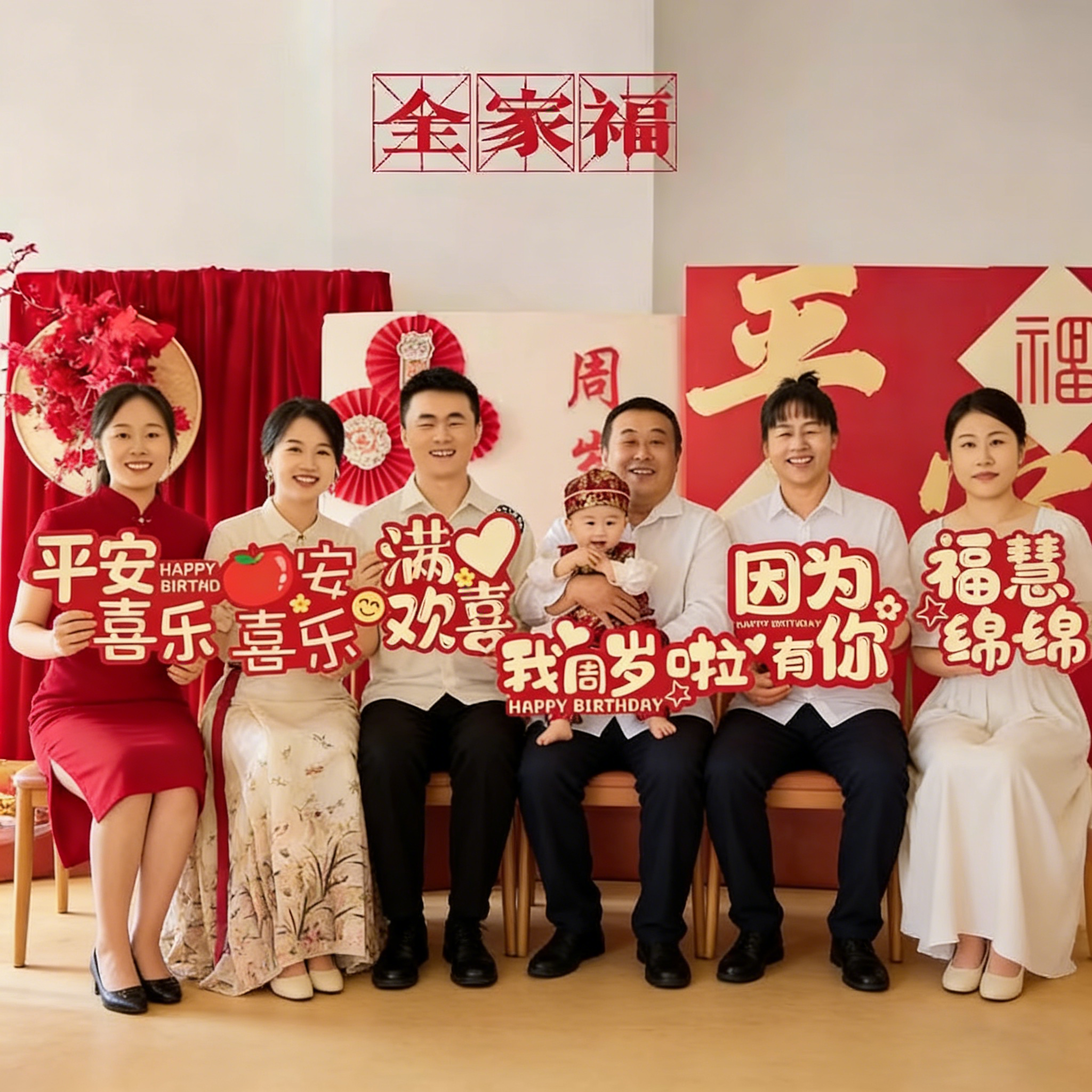 周岁拍照道具手举牌kt板宝宝一岁抓周生日布置氛围感装饰仪式用品,节庆用品/礼品,节日装扮用品,淘宝优惠券,粉丝福利购,淘宝优惠卷