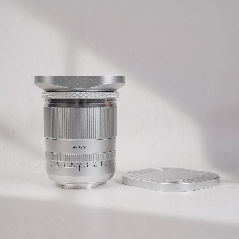 62mm金属方形遮光罩适用铭匠75mm f2方型通用遮光罩遮阳罩