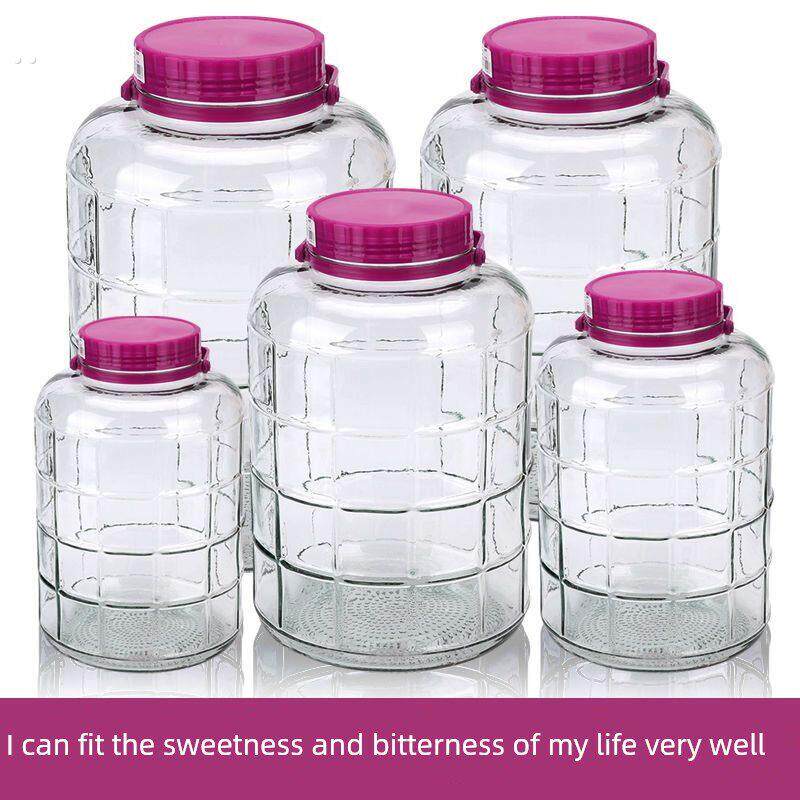 泡酒玻璃瓶大号加厚密封罐子果酒桶泡菜坛子杨梅酒容器空瓶子