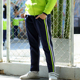 藏青色蓝色一条杠校裤 校服裤 子两道杠束脚红白条中小学生春秋校裤