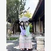 正品 铃兰序曲 原创汉阳折衷洛丽塔百搭平价罩纱马面裙套装