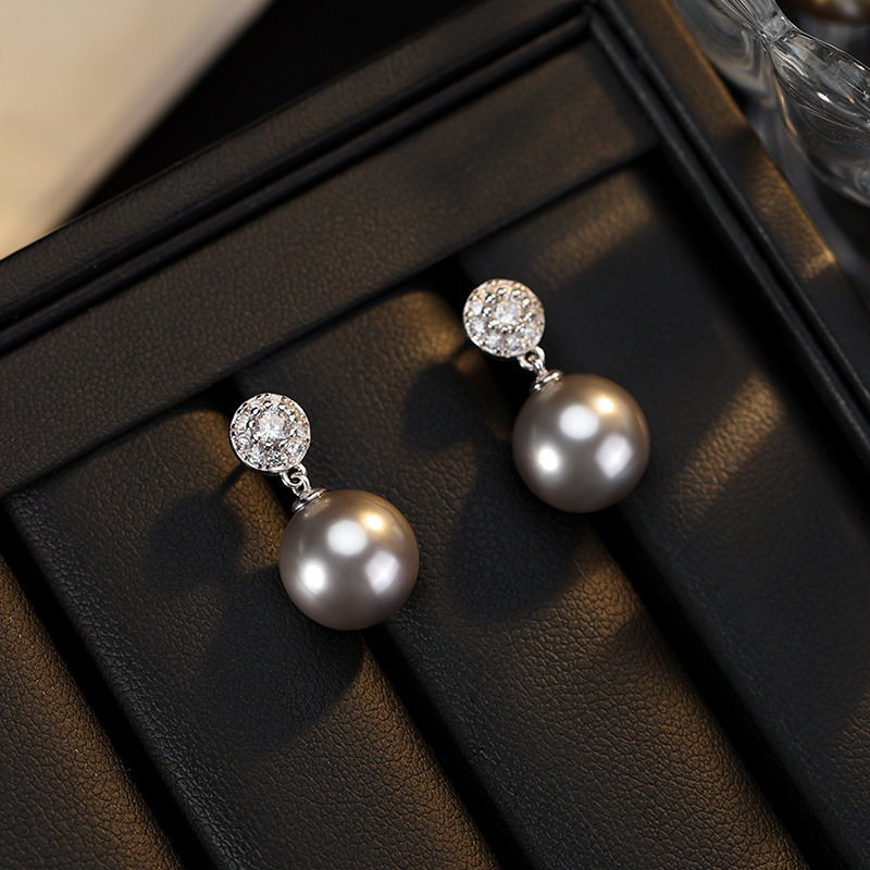 S999银施家珍珠耳钉新款2023爆款气质耳环小众设计高级感秋冬耳饰,饰品/流行首饰/时尚饰品新,耳钉,淘宝优惠券,粉丝福利购,淘宝优惠卷