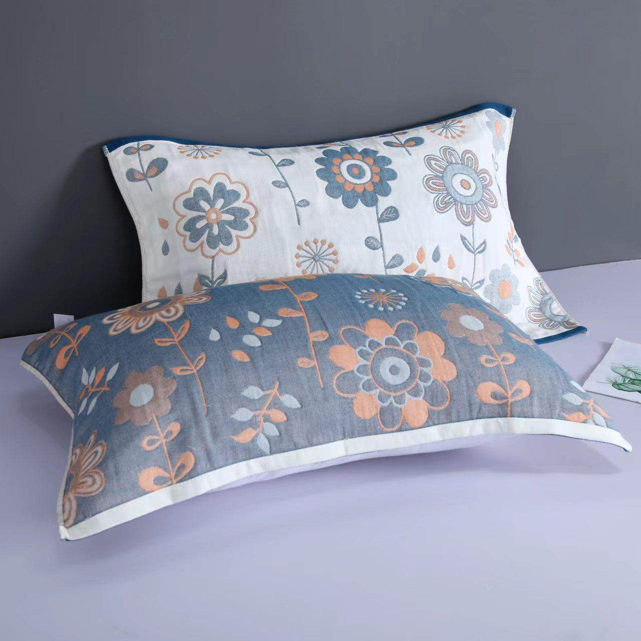 按扣纯棉儿童枕套一对装新款40*60乳胶枕头套单人全棉枕芯内胆套