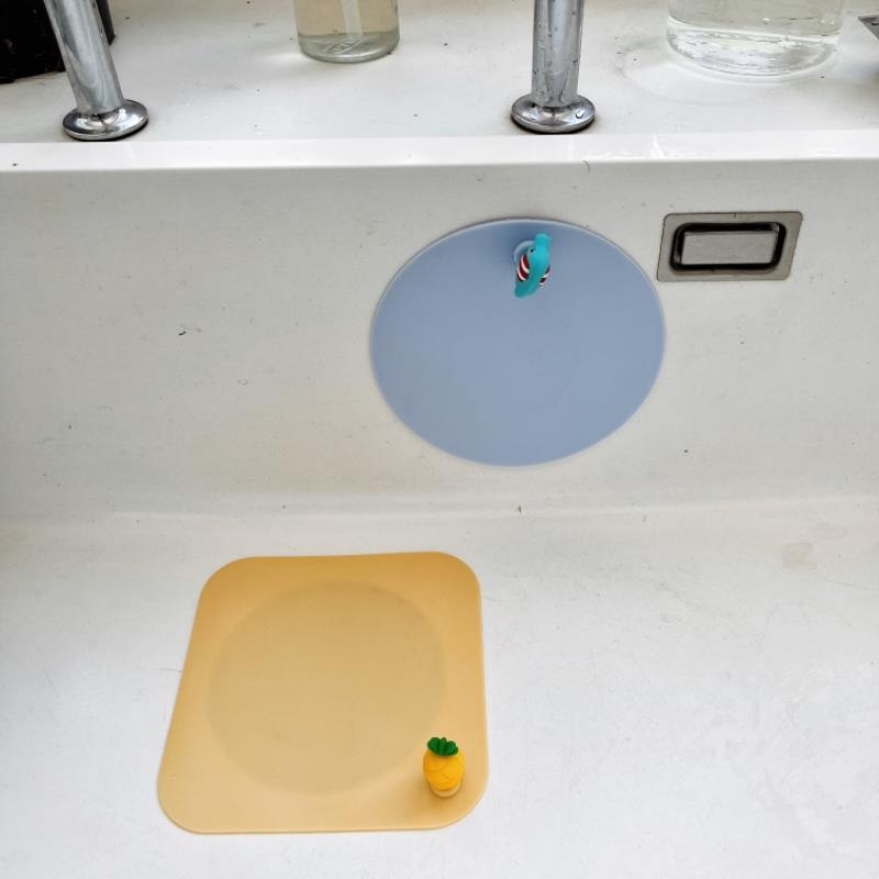 厨房洗碗池塞水槽盖子下水器堵水盖洗菜盆密封口卫生间地漏硅胶垫