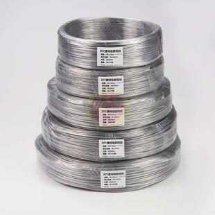 帽子定型条包胶软铁丝钩针毛线花束造型可弯曲折叠衣领帽沿边铝丝