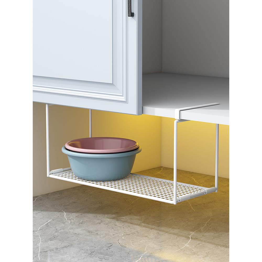 浴室柜下脸盆架盆子收纳架各种神器卫生间洗脸池置物架下挂悬挂架