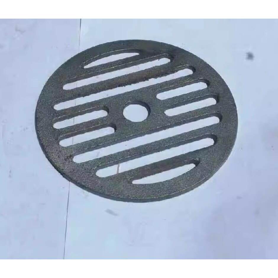 老式铸铁地漏盖板地漏篦子直径110盖子圆形87侧排雨水斗格栅过滤