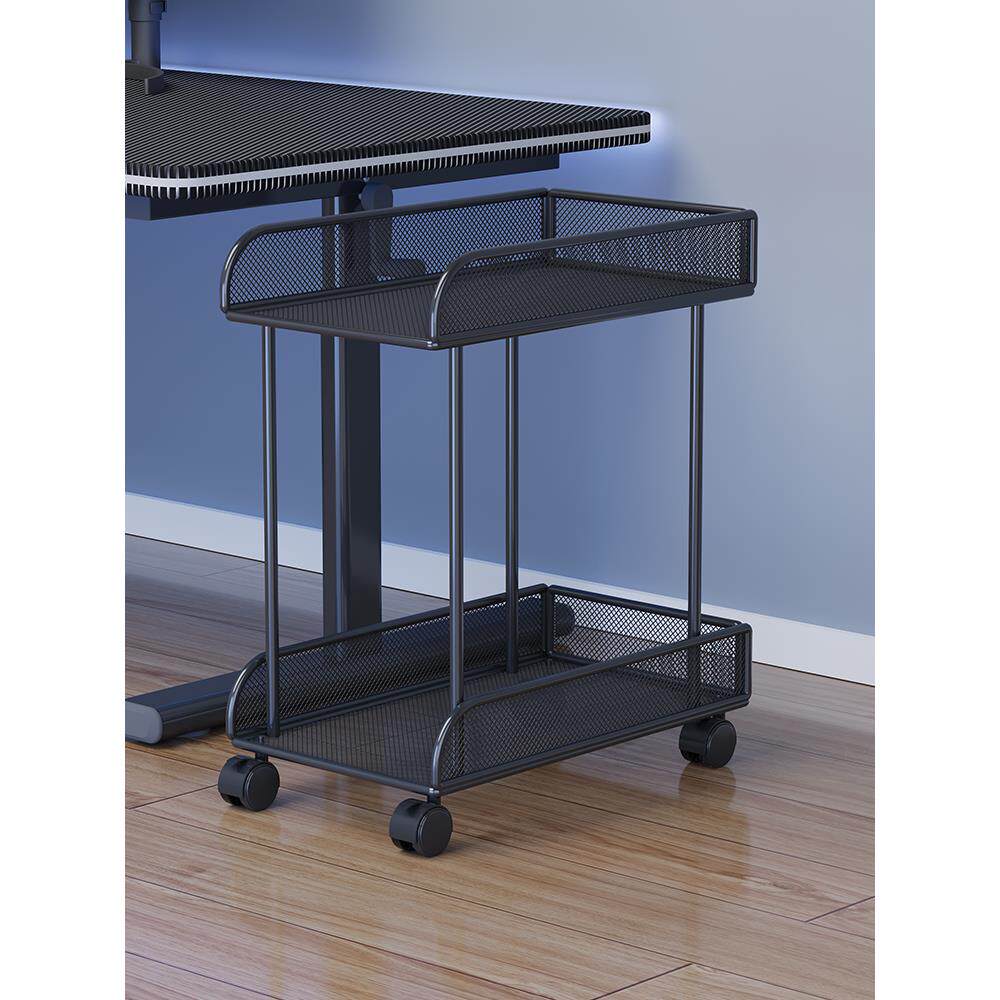 台式电脑主机托架可移动机箱置物架底座放置架支架桌下柜放的带轮