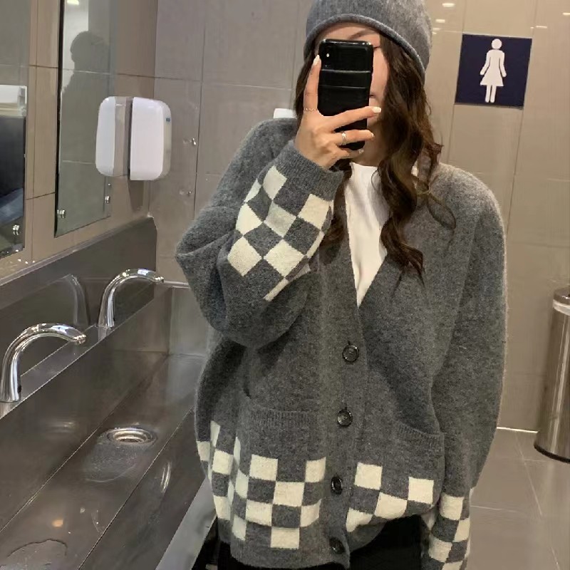 慵懒风毛衣女2025秋设计感小众开衫上衣外套,女装/女士精品,毛针织衫,淘宝优惠券,粉丝福利购,淘宝优惠卷