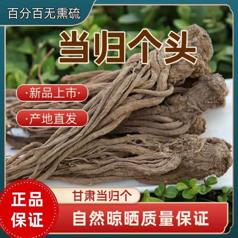 甘肃农家当归250g野生全根当归无硫特级整枝当归头滋补煲汤泡水