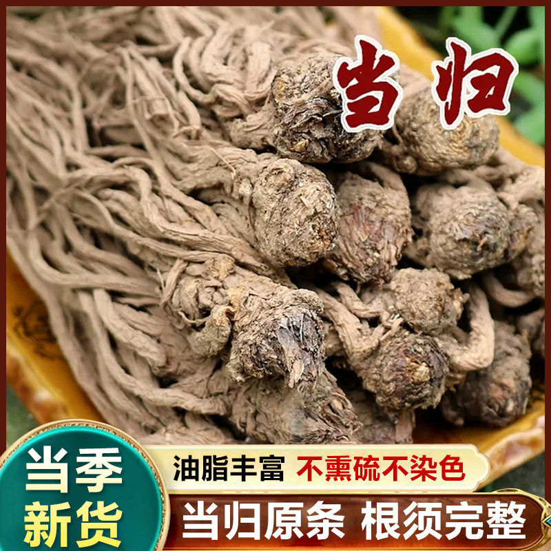 当归整根干货甘肃陇南新货原条包邮配黄芪党参无硫熏卖一送一