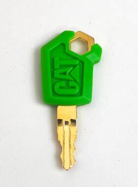 卡特彼勒挖掘机启动点火钥匙开门