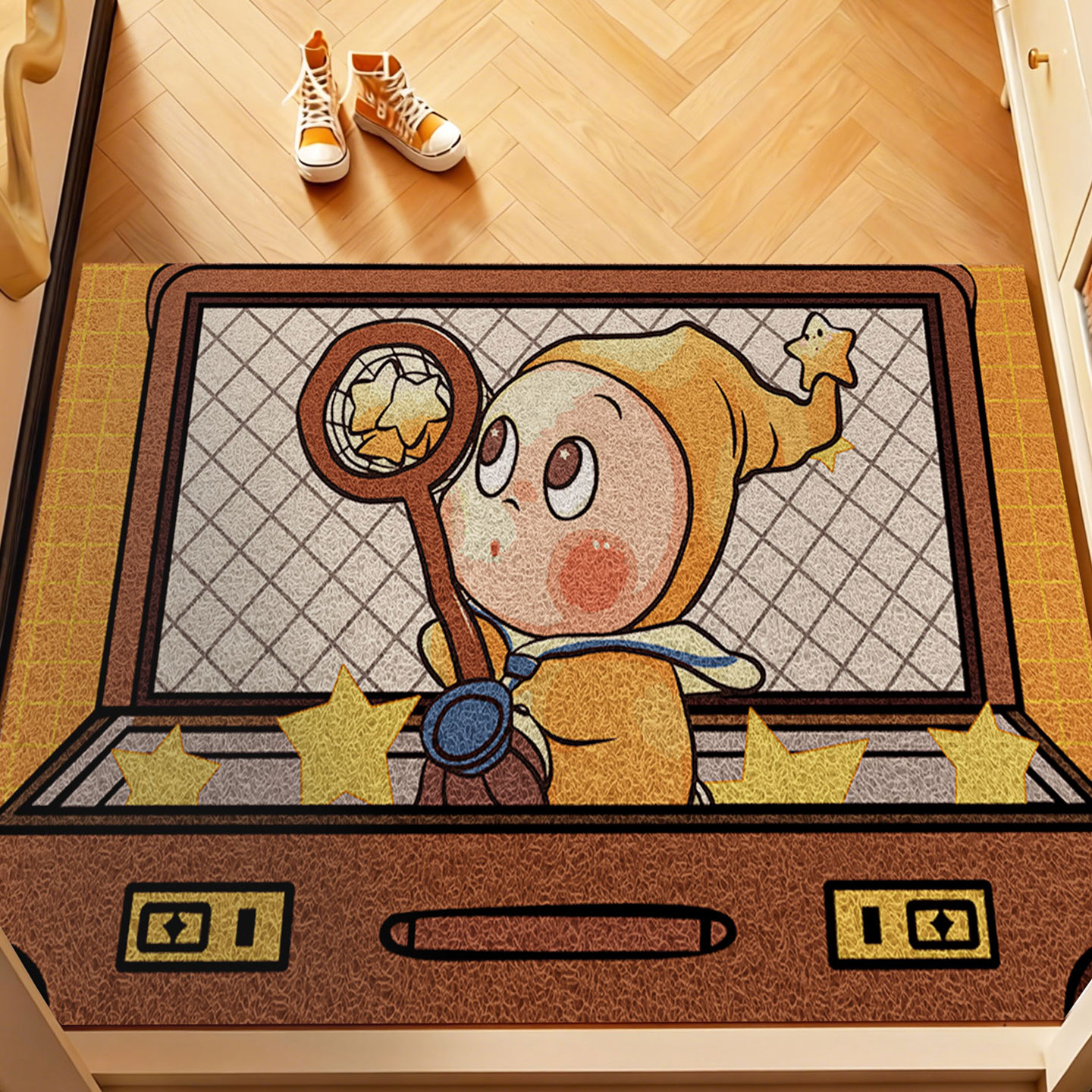 入户门地垫星星人卡通玄关防滑