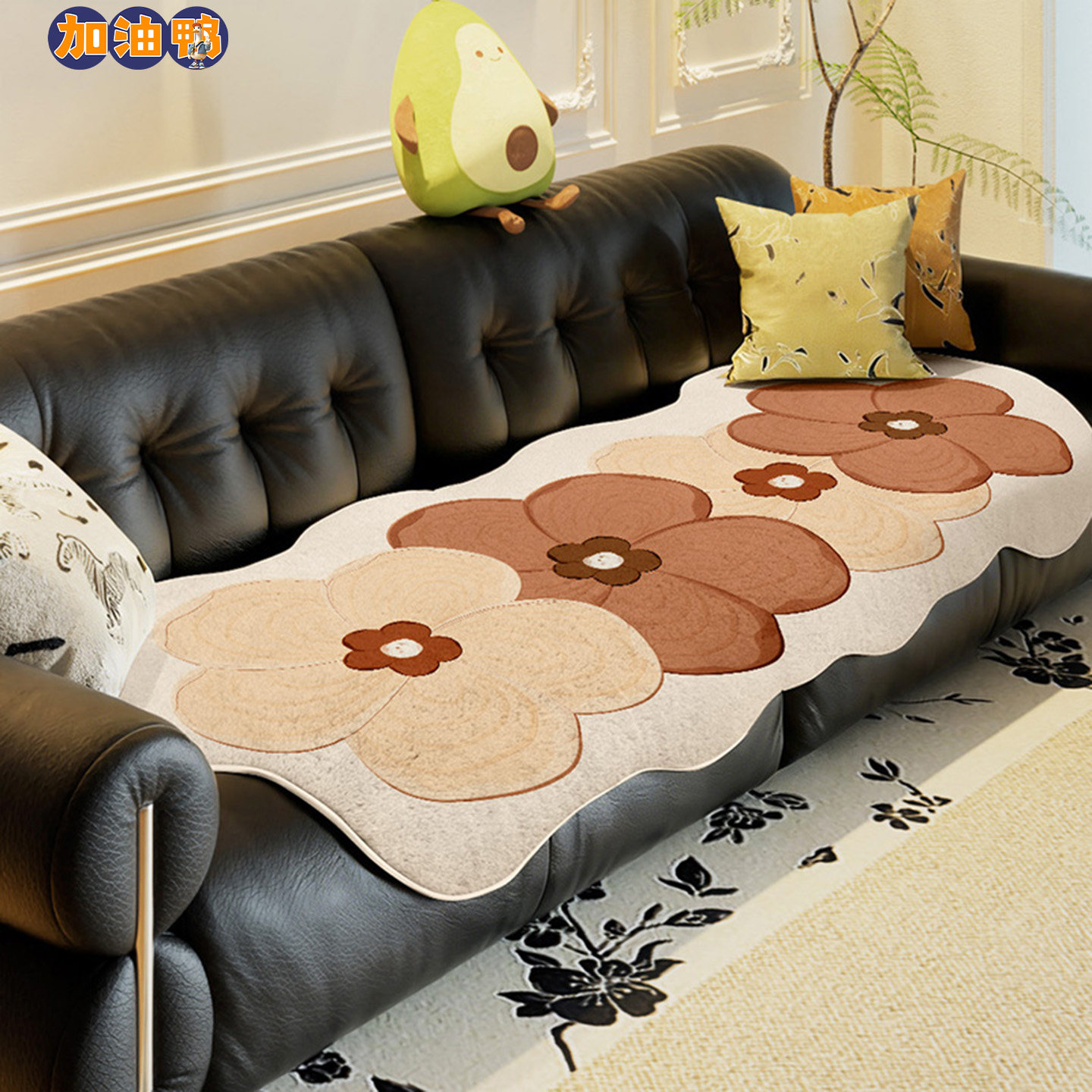 2026新款冬季毛绒沙发垫家用防滑固定坐垫布沙发专用保暖加厚垫子,居家布艺,沙发垫,淘宝优惠券,粉丝福利购,淘宝优惠卷