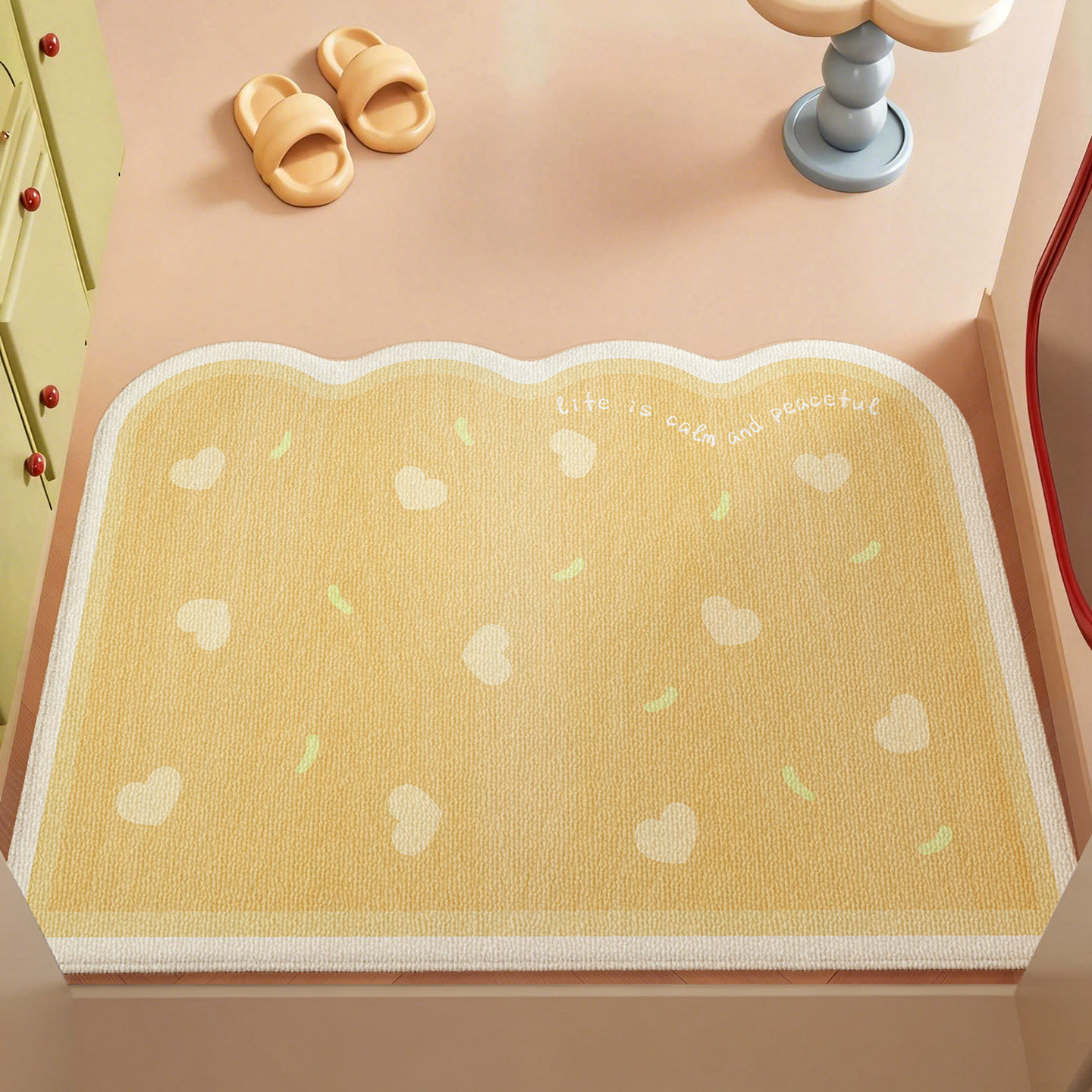 地垫2026新款多巴胺进门玄关家用防滑脚踏垫室外专用异形耐脏地毯,居家布艺,入户地垫,淘宝优惠券,粉丝福利购,淘宝优惠卷