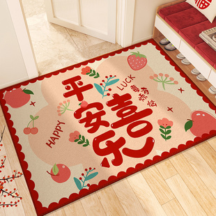 入户门地垫2025新款 新年乔迁进门脚垫大门口门外防滑门垫可定制