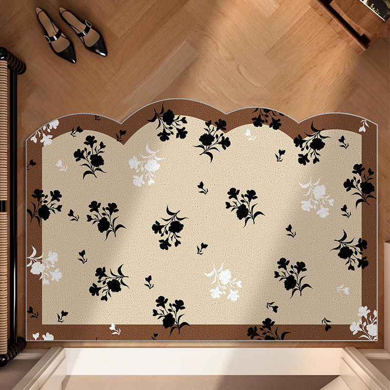 入户门地垫进门门口家用脚垫子地毯丝圈可蹭土耐脏法式复古中古风,居家布艺,入户地垫,淘宝优惠券,粉丝福利购,淘宝优惠卷