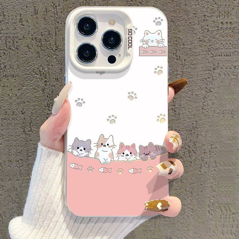 四只小猫情侣适用苹果17pro手机壳iphone17适用一加适用小米17适用红米k90适用荣耀500保护套适用魅族22机壳,3C数码配件,手机保护套/壳,淘宝优惠券,粉丝福利购,淘宝优惠卷