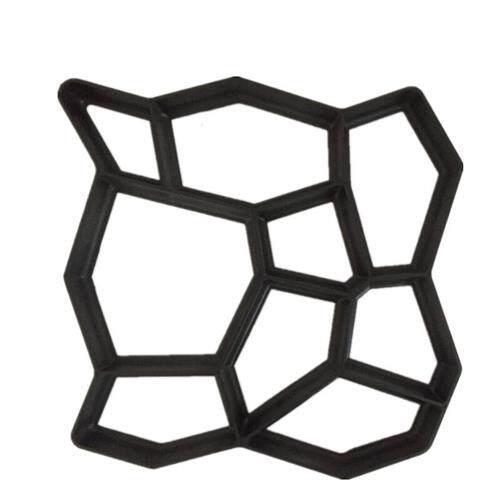 包邮别墅花园设计施工简易地坪模具水泥混凝土鹅卵石地砖铺路模具