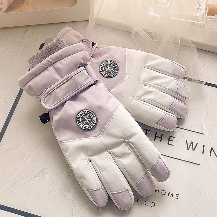 滑雪手套女冬季户外加绒加厚骑行