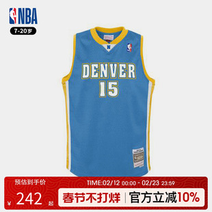 NBA 复古球衣掘金安东尼甜瓜 青少年宽松透气场上篮球服背心球衣