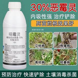 30%恶霉灵土壤杀菌剂根腐病专用药立枯死苗烂根果树植物花卉农药