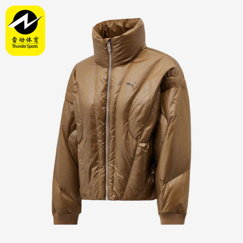 Puma/彪马正品女士立领拉链休闲舒适保暖经典运动羽绒服635503-93