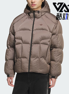 Adidas/阿迪达斯正品三叶草男士休闲复古宽松面包羽绒服KS6080