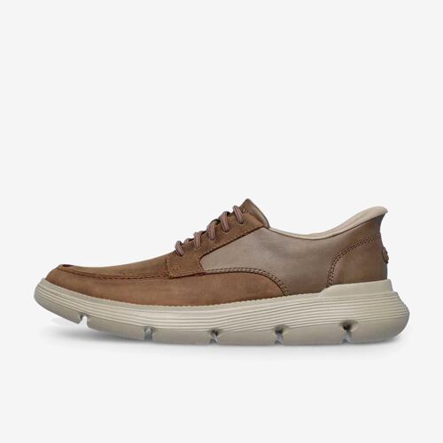 Skechers斯凯奇正品Garza-Brock男款低帮商务休闲鞋205479-DSRT