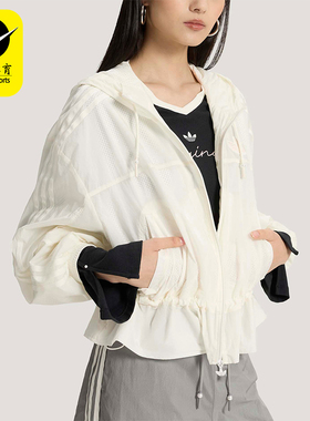 Adidas/阿迪达斯正品P WINDBREAKR女士三叶草时尚休闲夹克KS2875